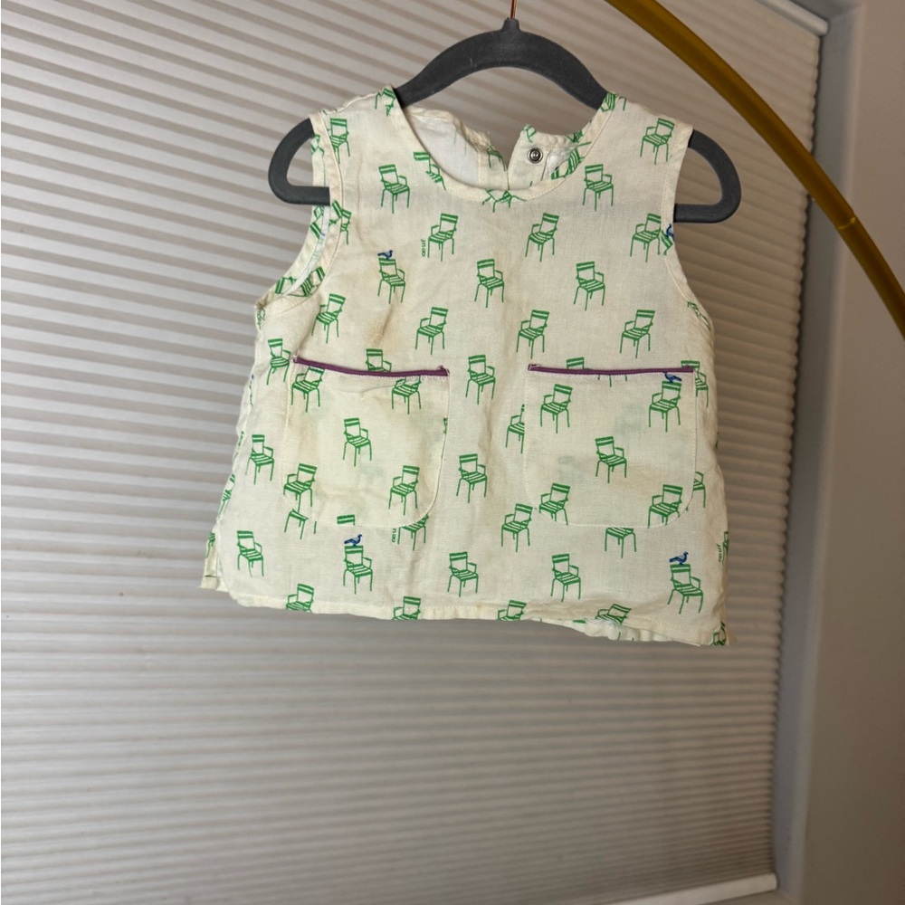 Oeuf Cream and Green Kids Matching Set